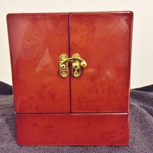 ORBITA BURLWOOD SINGLE ROTO WIND WATCH BOX****